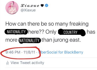Racist posts Racist posts