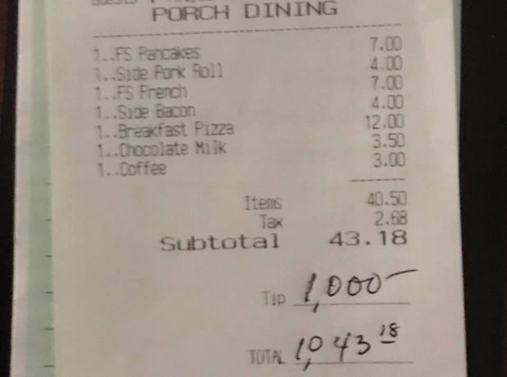 $1,000 Tip