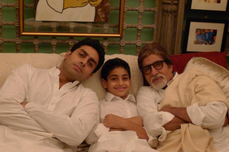 Amitabh Bachchan, Son and Grandson