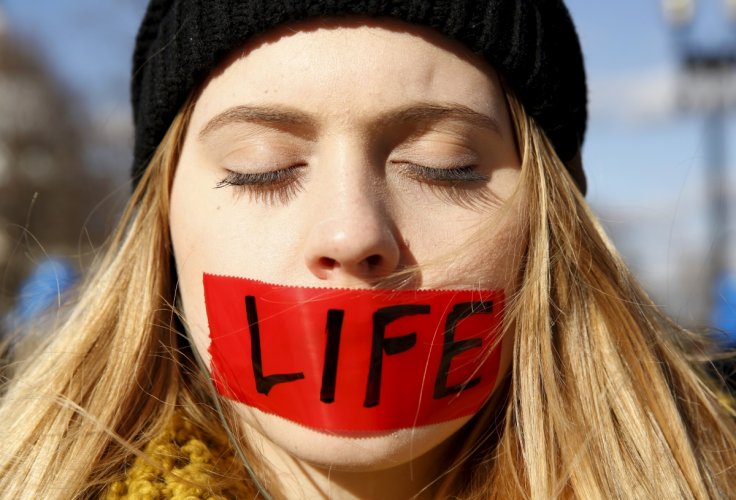 pro-life protest in the US