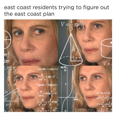 East Coast memes