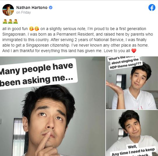 Nathan Hartono Facebook