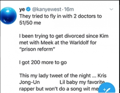 kanye west tweet