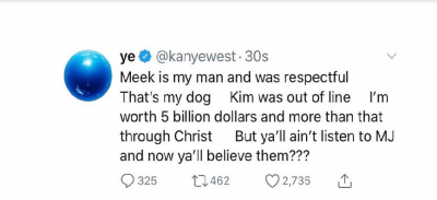 kanye west tweet