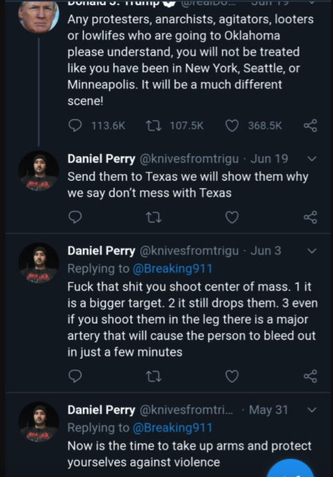 Daniel Perry's tweets