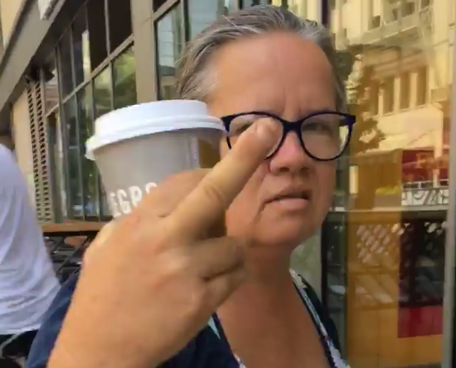 Woman threatens to call ICE