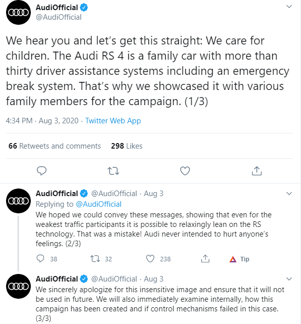 Controversial Audi ad