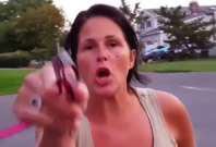 Woman Harasses Latino Man Woman Harasses Latino Man