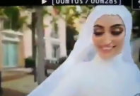 Bridal shoot during Beirut blast Bridal shoot during Beirut blast