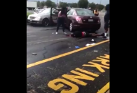 woman runs over husband woman runs over husband