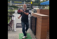 Maskless GrubHub Driver Maskless GrubHub Driver