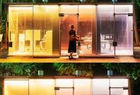 Transparent toilet Transparent toilet