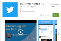 Twitter for Android TV