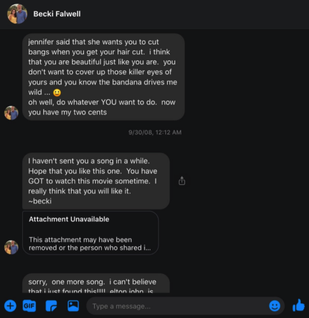 Becki Falwell text messages Becki Falwell text messages