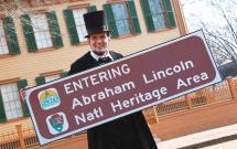 Lincoln impersonator