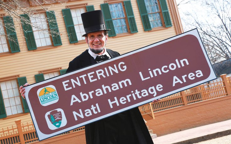 Lincoln impersonator