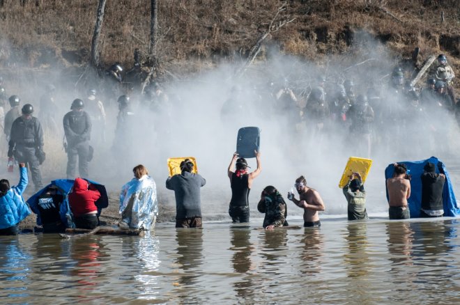 Dakota pipeline protestors