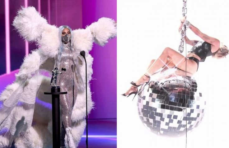 Lady Gaga and Miley Cyrus Lady Gaga and Miley Cyrus