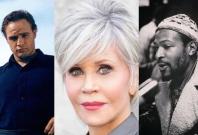 Marlon Brando, Jane Fonda, Marvin Gaye