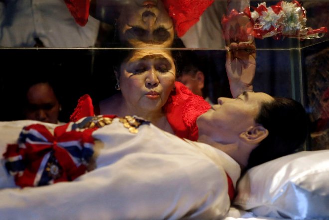 Philippine dictator Ferdinand Marcos buried at heroes' cemetery despite protests