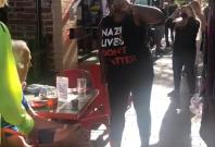 BLM protester beer 