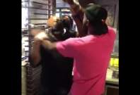 BLM Protesters assault McDonald's manager BLM Protesters assault McDonald's manager