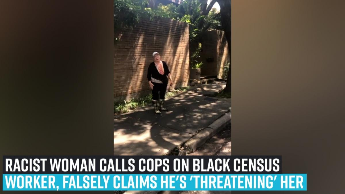 racist-woman-calls-cops-on-black-census-worker-falsely-claims-hes-threatening-her