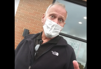 The restaurant owner The restaurant owner