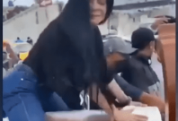 Woman Twerks on Coffin Woman Twerks on Coffin