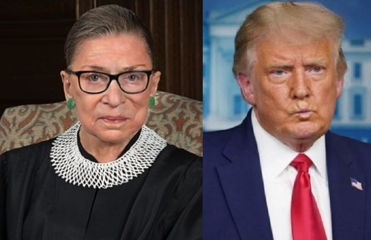 Watch Trump's Reaction To Ruth Bader Ginsburg's Death; Set To Nominate ...