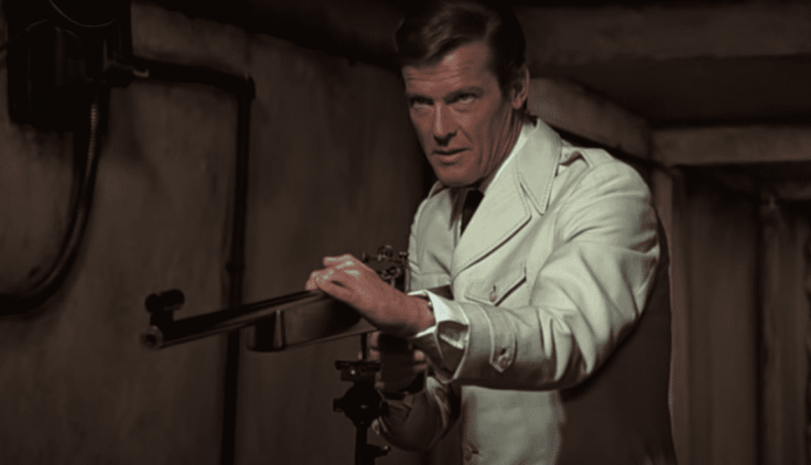 Roger Moore as James Bond