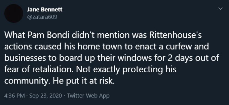 Pam Bondi defends Kyle Rittenhouse Pam Bondi defends Kyle Rittenhouse