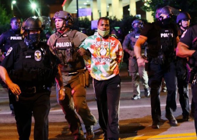 Louisville protest suspect