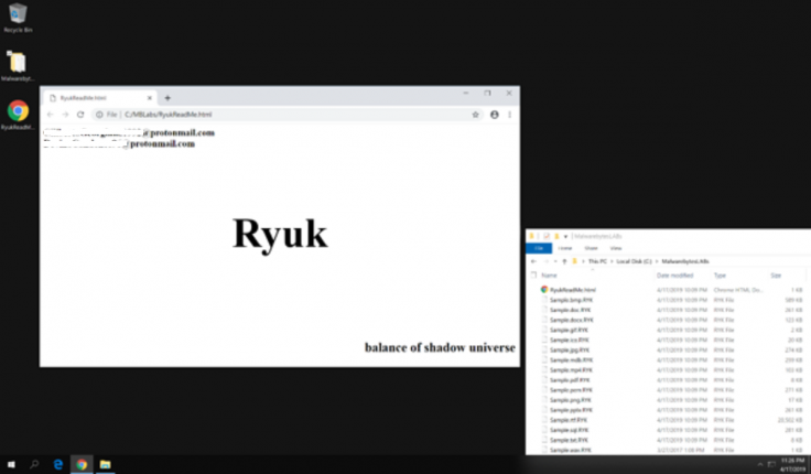 Ryuk Ransomware Ryuk Ransomware