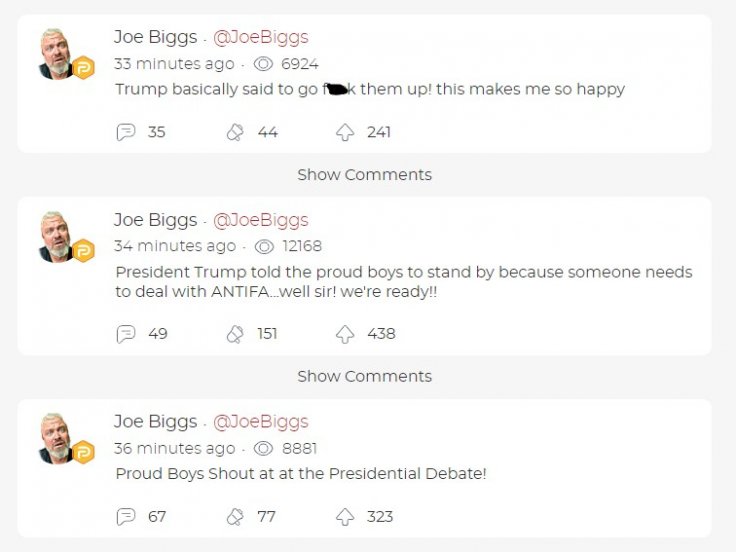 Proud Boys' Joe Biggs Proud Boys' Joe Biggs