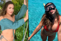 Ana Cheri's Smoking Video in Maldives Ana Cheri's Smoking Video in Maldives
