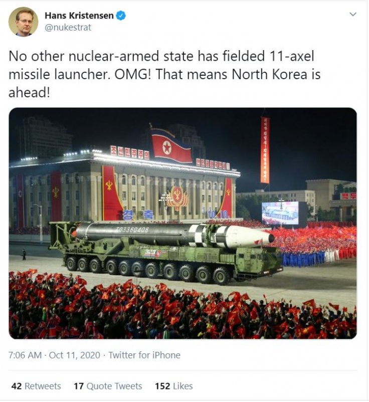 North Korea missile