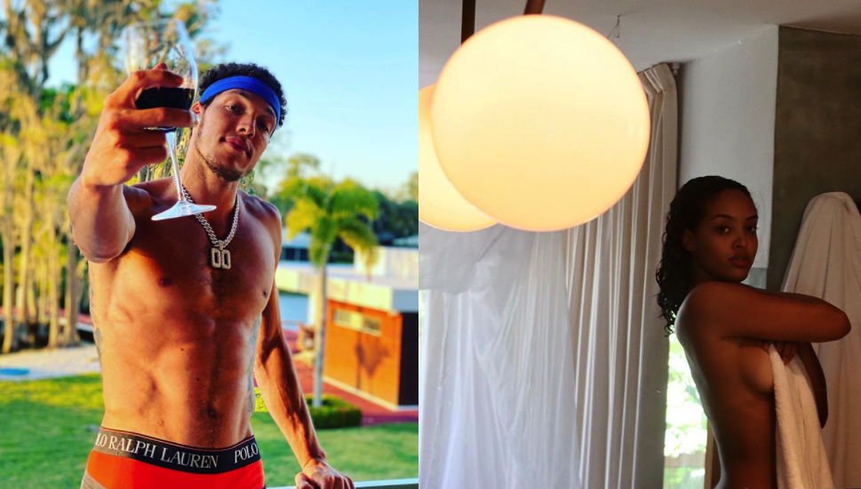 Aaron Gordon and Izabela Guedes