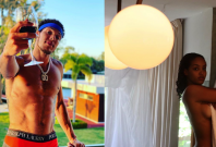 Aaron Gordon and Izabela Guedes Aaron Gordon and Izabela Guedes