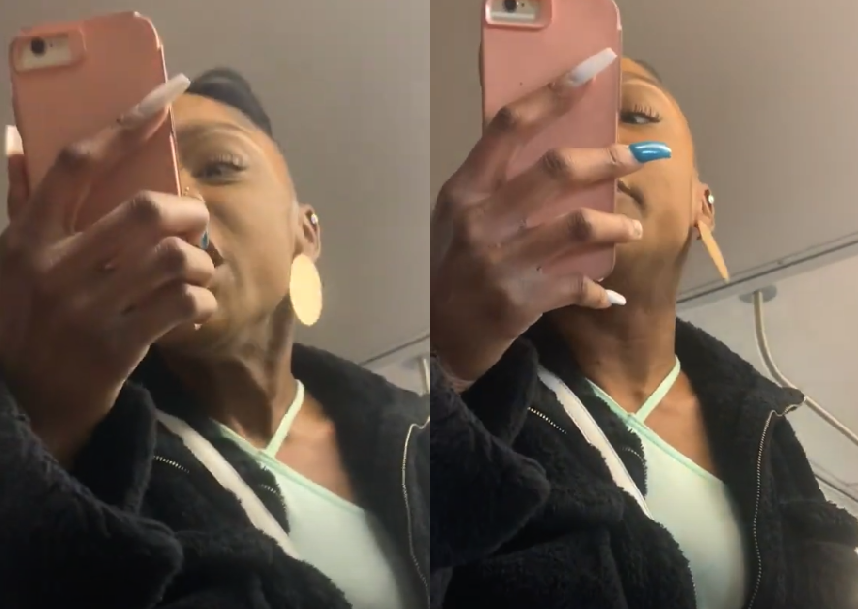 racist woman on train