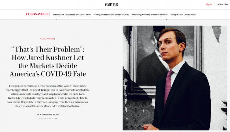 Jared Kushner Vanity Fair