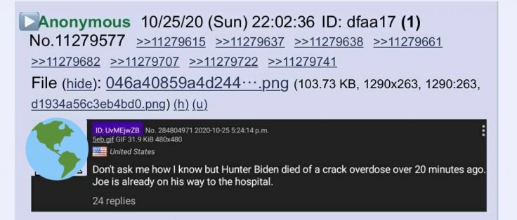 Hunter Biden death 