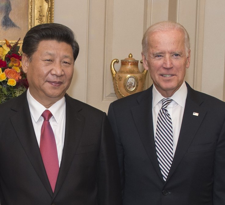 Xi Jinping and Joe Biden 