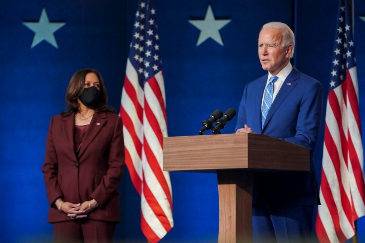 Kamala Harris and Joe Biden