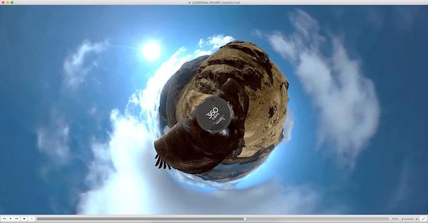 VLC 360 supports 360-degree photos and panorama snapshots