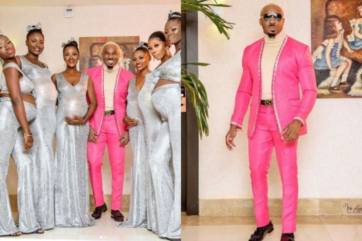 Nigerian socialite impregnants his six wives at same time Nigerian socialite impregnants his six wives at same time