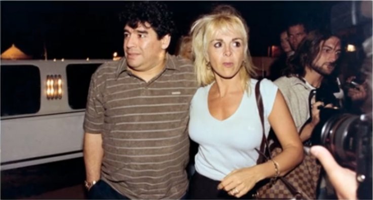 Maradona with former wife Claudia Villafane