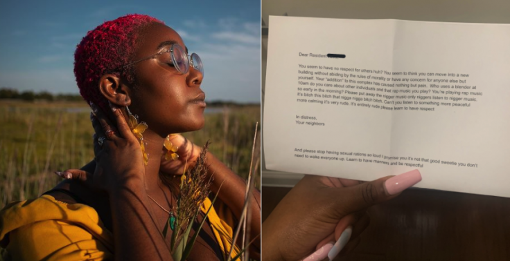 racist letter racist letter