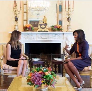 Michelle and Melania