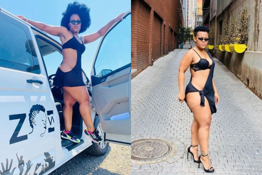 This South African entertainer lets fans touch her private parts on stage, kisses fan